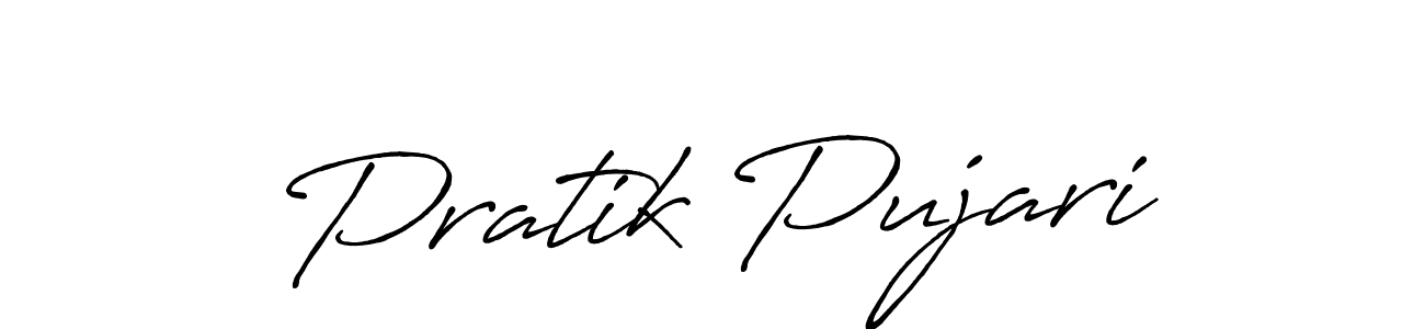 How to Draw Pratik Pujari signature style? Antro_Vectra_Bolder is a latest design signature styles for name Pratik Pujari. Pratik Pujari signature style 7 images and pictures png