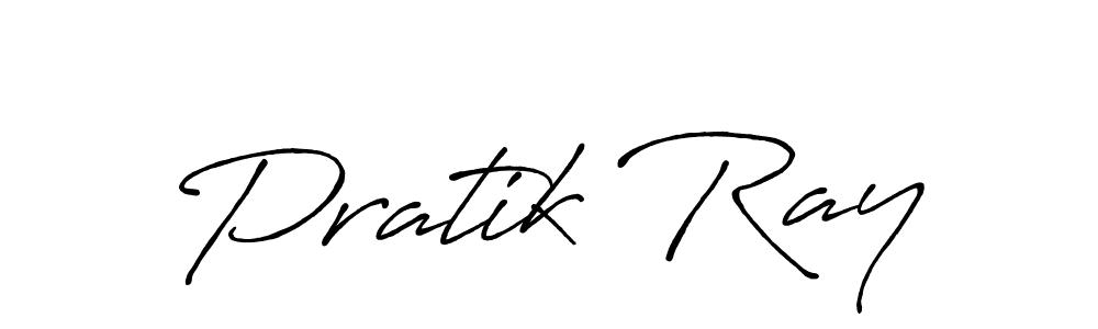 How to make Pratik Ray signature? Antro_Vectra_Bolder is a professional autograph style. Create handwritten signature for Pratik Ray name. Pratik Ray signature style 7 images and pictures png