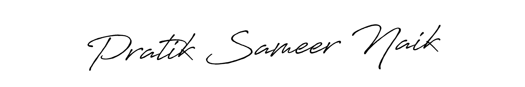 Similarly Antro_Vectra_Bolder is the best handwritten signature design. Signature creator online .You can use it as an online autograph creator for name Pratik Sameer Naik. Pratik Sameer Naik signature style 7 images and pictures png