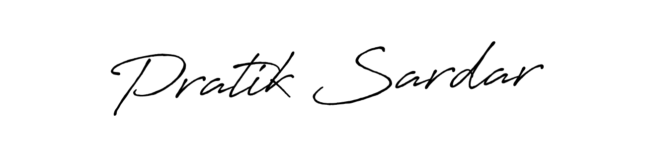 How to make Pratik Sardar signature? Antro_Vectra_Bolder is a professional autograph style. Create handwritten signature for Pratik Sardar name. Pratik Sardar signature style 7 images and pictures png