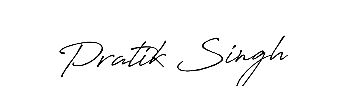 Make a short Pratik Singh signature style. Manage your documents anywhere anytime using Antro_Vectra_Bolder. Create and add eSignatures, submit forms, share and send files easily. Pratik Singh signature style 7 images and pictures png