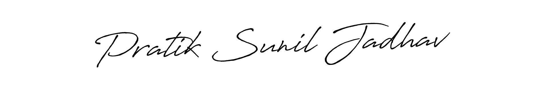 This is the best signature style for the Pratik Sunil Jadhav name. Also you like these signature font (Antro_Vectra_Bolder). Mix name signature. Pratik Sunil Jadhav signature style 7 images and pictures png