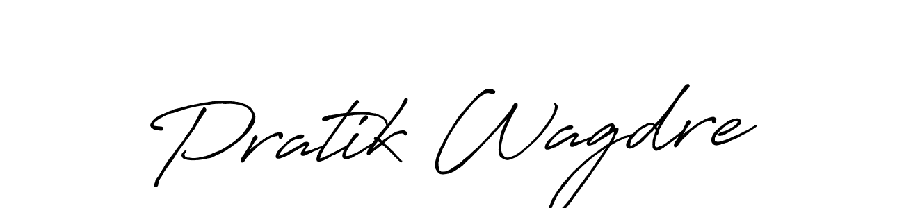 Similarly Antro_Vectra_Bolder is the best handwritten signature design. Signature creator online .You can use it as an online autograph creator for name Pratik Wagdre. Pratik Wagdre signature style 7 images and pictures png