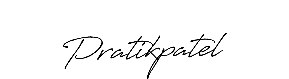 Use a signature maker to create a handwritten signature online. With this signature software, you can design (Antro_Vectra_Bolder) your own signature for name Pratikpatel. Pratikpatel signature style 7 images and pictures png