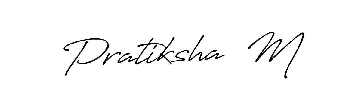 How to Draw Pratiksha  M signature style? Antro_Vectra_Bolder is a latest design signature styles for name Pratiksha  M. Pratiksha  M signature style 7 images and pictures png