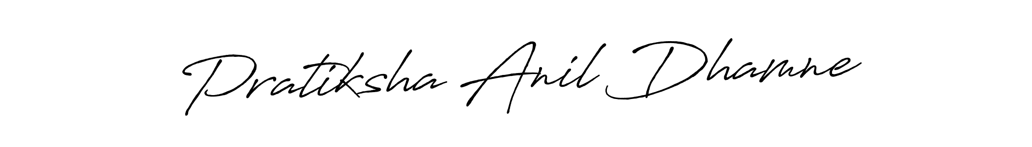 if you are searching for the best signature style for your name Pratiksha Anil Dhamne. so please give up your signature search. here we have designed multiple signature styles  using Antro_Vectra_Bolder. Pratiksha Anil Dhamne signature style 7 images and pictures png