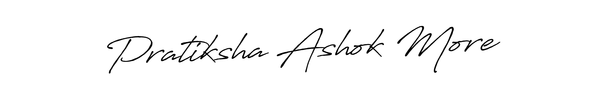 Make a beautiful signature design for name Pratiksha Ashok More. Use this online signature maker to create a handwritten signature for free. Pratiksha Ashok More signature style 7 images and pictures png