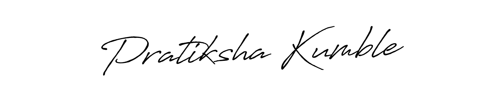 Use a signature maker to create a handwritten signature online. With this signature software, you can design (Antro_Vectra_Bolder) your own signature for name Pratiksha Kumble. Pratiksha Kumble signature style 7 images and pictures png