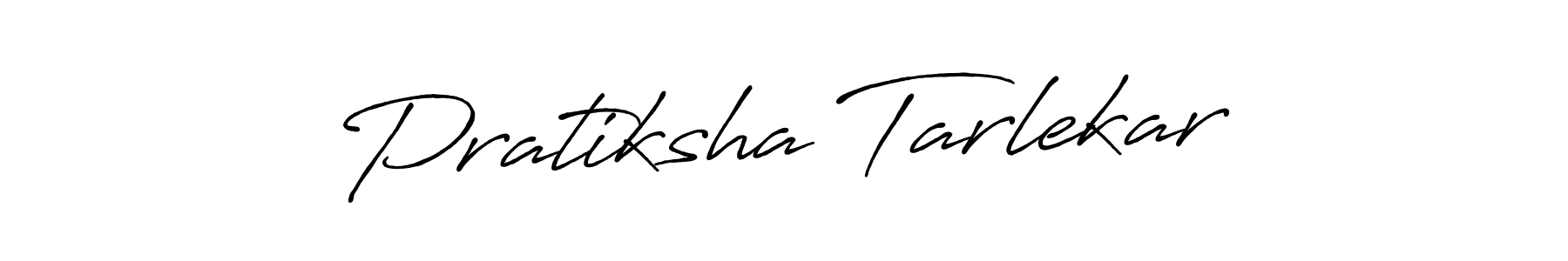 Antro_Vectra_Bolder is a professional signature style that is perfect for those who want to add a touch of class to their signature. It is also a great choice for those who want to make their signature more unique. Get Pratiksha Tarlekar name to fancy signature for free. Pratiksha Tarlekar signature style 7 images and pictures png