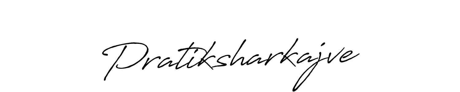 Create a beautiful signature design for name Pratiksharkajve. With this signature (Antro_Vectra_Bolder) fonts, you can make a handwritten signature for free. Pratiksharkajve signature style 7 images and pictures png