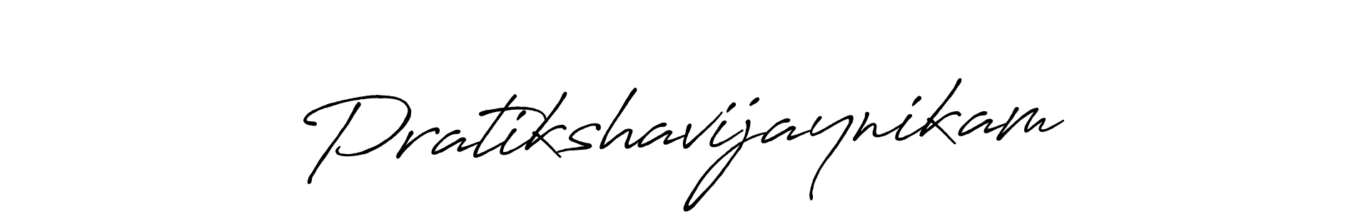 Design your own signature with our free online signature maker. With this signature software, you can create a handwritten (Antro_Vectra_Bolder) signature for name Pratikshavijaynikam. Pratikshavijaynikam signature style 7 images and pictures png