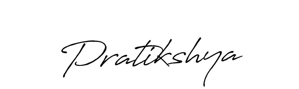 How to make Pratikshya signature? Antro_Vectra_Bolder is a professional autograph style. Create handwritten signature for Pratikshya name. Pratikshya signature style 7 images and pictures png