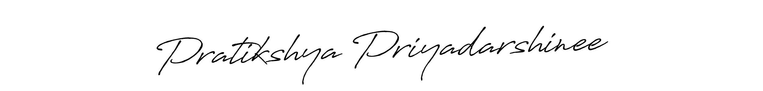 Design your own signature with our free online signature maker. With this signature software, you can create a handwritten (Antro_Vectra_Bolder) signature for name Pratikshya Priyadarshinee. Pratikshya Priyadarshinee signature style 7 images and pictures png