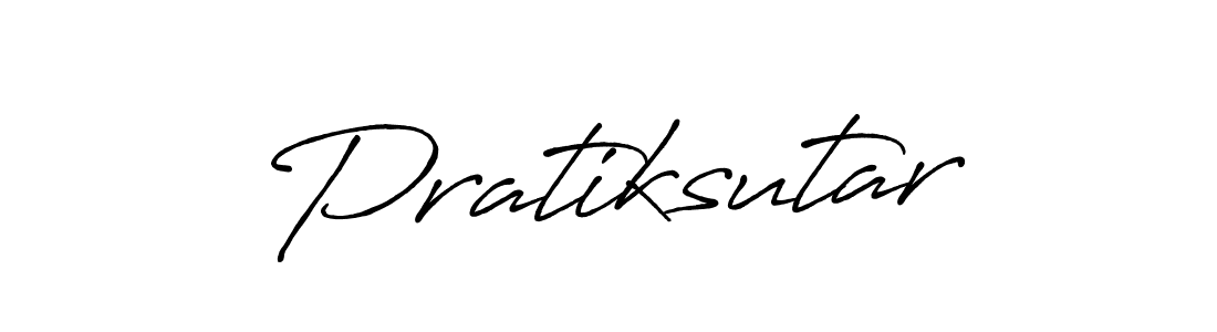 Also we have Pratiksutar name is the best signature style. Create professional handwritten signature collection using Antro_Vectra_Bolder autograph style. Pratiksutar signature style 7 images and pictures png