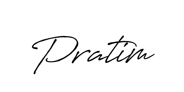 How to make Pratim signature? Antro_Vectra_Bolder is a professional autograph style. Create handwritten signature for Pratim name. Pratim signature style 7 images and pictures png
