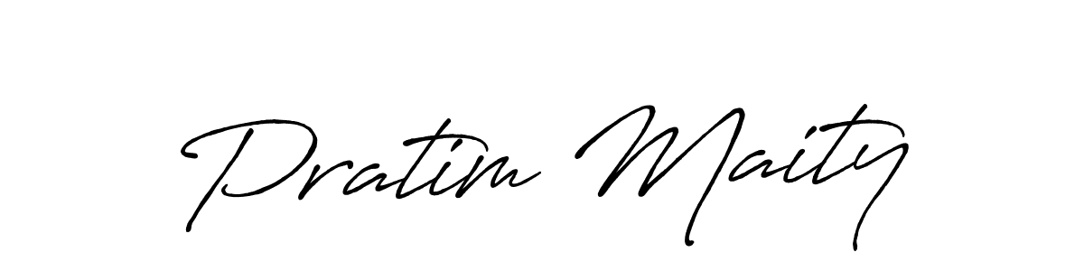 This is the best signature style for the Pratim Maity name. Also you like these signature font (Antro_Vectra_Bolder). Mix name signature. Pratim Maity signature style 7 images and pictures png