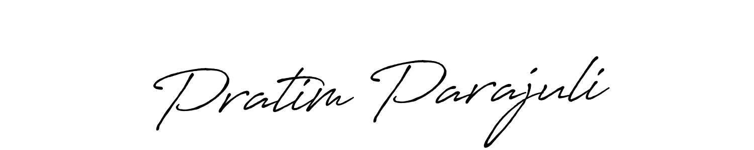 The best way (Antro_Vectra_Bolder) to make a short signature is to pick only two or three words in your name. The name Pratim Parajuli include a total of six letters. For converting this name. Pratim Parajuli signature style 7 images and pictures png
