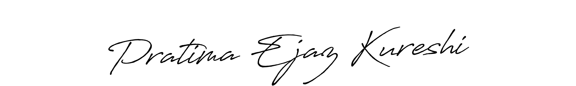 Also You can easily find your signature by using the search form. We will create Pratima Ejaz Kureshi name handwritten signature images for you free of cost using Antro_Vectra_Bolder sign style. Pratima Ejaz Kureshi signature style 7 images and pictures png