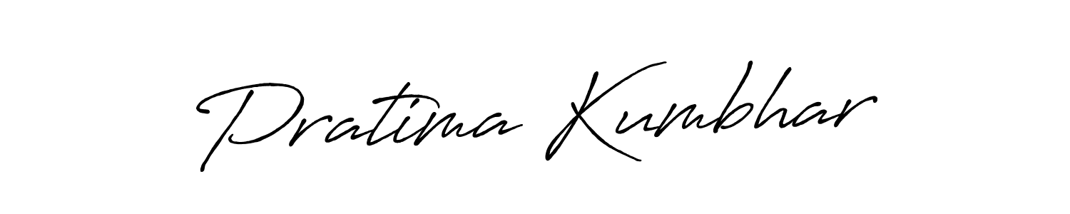 Design your own signature with our free online signature maker. With this signature software, you can create a handwritten (Antro_Vectra_Bolder) signature for name Pratima Kumbhar. Pratima Kumbhar signature style 7 images and pictures png