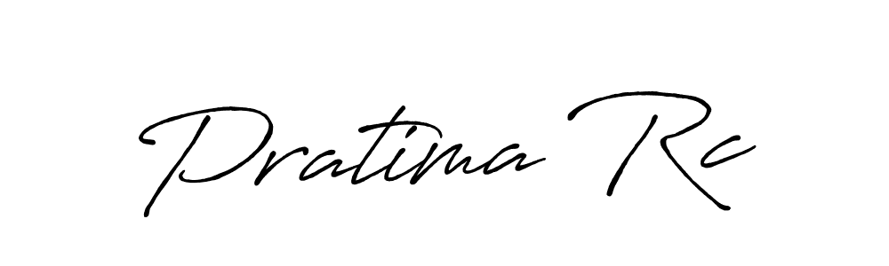 Also we have Pratima Rc name is the best signature style. Create professional handwritten signature collection using Antro_Vectra_Bolder autograph style. Pratima Rc signature style 7 images and pictures png