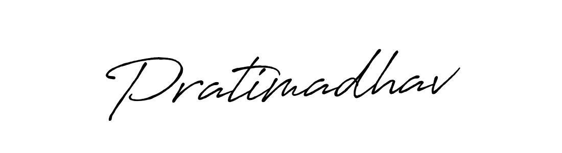 Use a signature maker to create a handwritten signature online. With this signature software, you can design (Antro_Vectra_Bolder) your own signature for name Pratimadhav. Pratimadhav signature style 7 images and pictures png