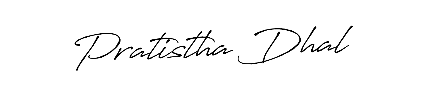 Design your own signature with our free online signature maker. With this signature software, you can create a handwritten (Antro_Vectra_Bolder) signature for name Pratistha Dhal. Pratistha Dhal signature style 7 images and pictures png