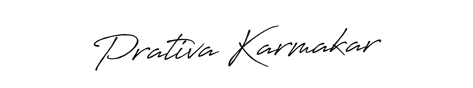 The best way (Antro_Vectra_Bolder) to make a short signature is to pick only two or three words in your name. The name Prativa Karmakar include a total of six letters. For converting this name. Prativa Karmakar signature style 7 images and pictures png