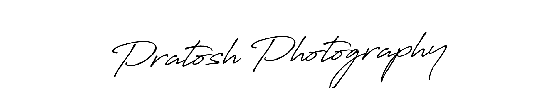 How to make Pratosh Photography name signature. Use Antro_Vectra_Bolder style for creating short signs online. This is the latest handwritten sign. Pratosh Photography signature style 7 images and pictures png