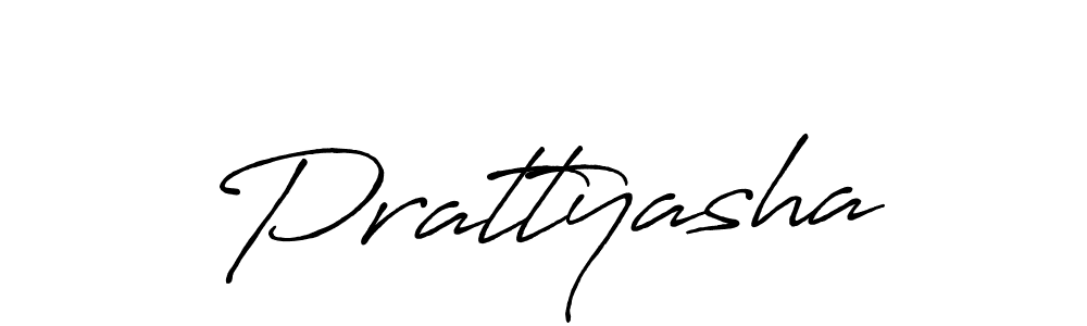 How to make Prattyasha signature? Antro_Vectra_Bolder is a professional autograph style. Create handwritten signature for Prattyasha name. Prattyasha signature style 7 images and pictures png