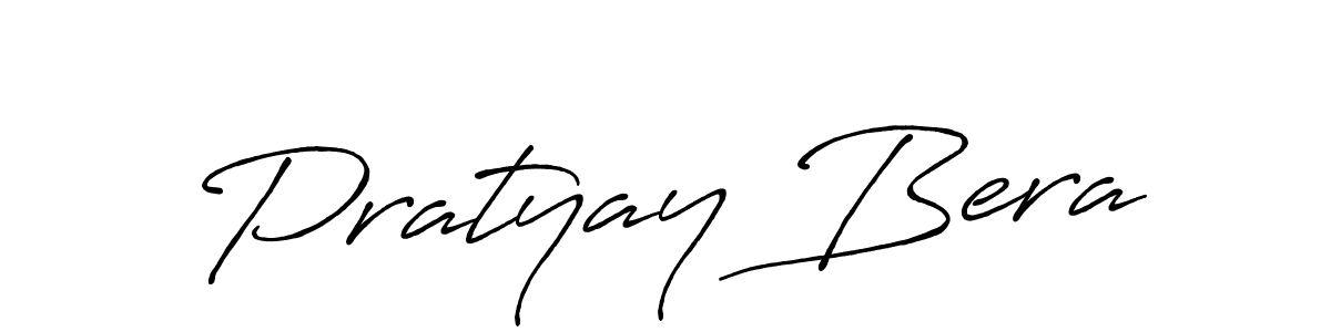 Use a signature maker to create a handwritten signature online. With this signature software, you can design (Antro_Vectra_Bolder) your own signature for name Pratyay Bera. Pratyay Bera signature style 7 images and pictures png