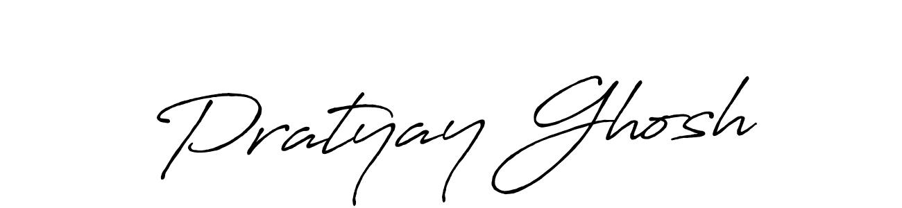 The best way (Antro_Vectra_Bolder) to make a short signature is to pick only two or three words in your name. The name Pratyay Ghosh include a total of six letters. For converting this name. Pratyay Ghosh signature style 7 images and pictures png