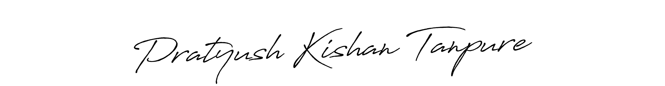 Pratyush Kishan Tanpure stylish signature style. Best Handwritten Sign (Antro_Vectra_Bolder) for my name. Handwritten Signature Collection Ideas for my name Pratyush Kishan Tanpure. Pratyush Kishan Tanpure signature style 7 images and pictures png