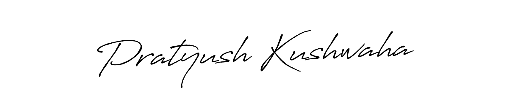 How to make Pratyush Kushwaha signature? Antro_Vectra_Bolder is a professional autograph style. Create handwritten signature for Pratyush Kushwaha name. Pratyush Kushwaha signature style 7 images and pictures png