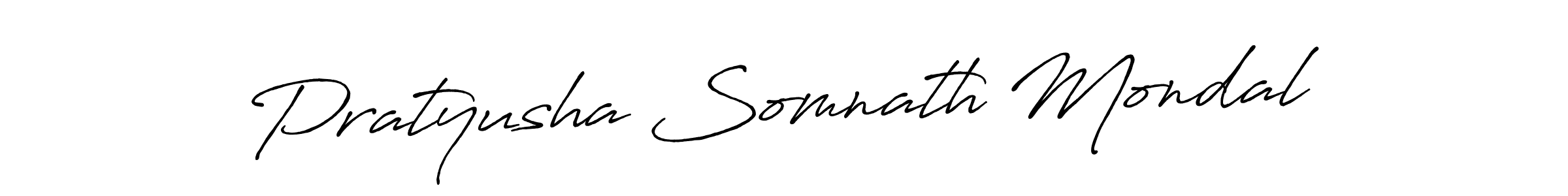 Design your own signature with our free online signature maker. With this signature software, you can create a handwritten (Antro_Vectra_Bolder) signature for name Pratyusha Somnath Mondal. Pratyusha Somnath Mondal signature style 7 images and pictures png