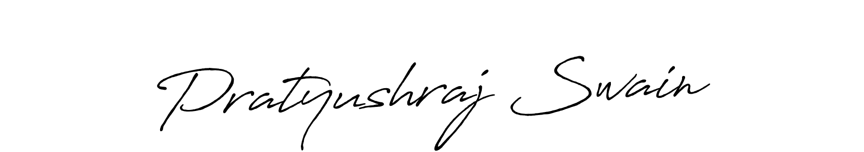 How to make Pratyushraj Swain signature? Antro_Vectra_Bolder is a professional autograph style. Create handwritten signature for Pratyushraj Swain name. Pratyushraj Swain signature style 7 images and pictures png