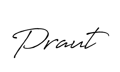 Praut stylish signature style. Best Handwritten Sign (Antro_Vectra_Bolder) for my name. Handwritten Signature Collection Ideas for my name Praut. Praut signature style 7 images and pictures png