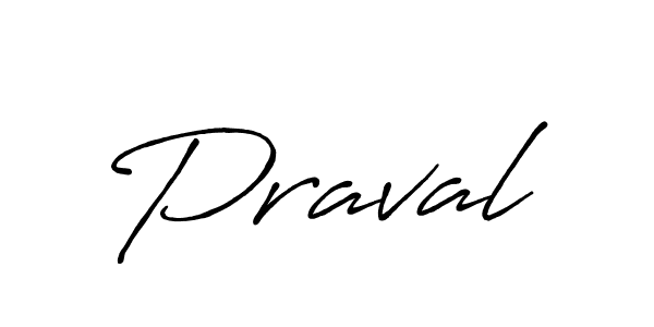 Use a signature maker to create a handwritten signature online. With this signature software, you can design (Antro_Vectra_Bolder) your own signature for name Praval. Praval signature style 7 images and pictures png