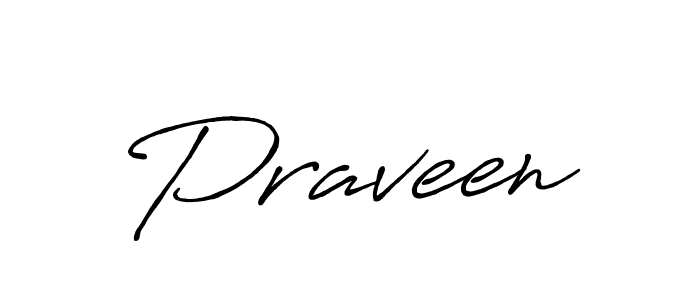 Praveen stylish signature style. Best Handwritten Sign (Antro_Vectra_Bolder) for my name. Handwritten Signature Collection Ideas for my name Praveen. Praveen signature style 7 images and pictures png