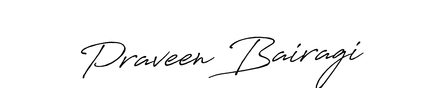 How to Draw Praveen Bairagi signature style? Antro_Vectra_Bolder is a latest design signature styles for name Praveen Bairagi. Praveen Bairagi signature style 7 images and pictures png