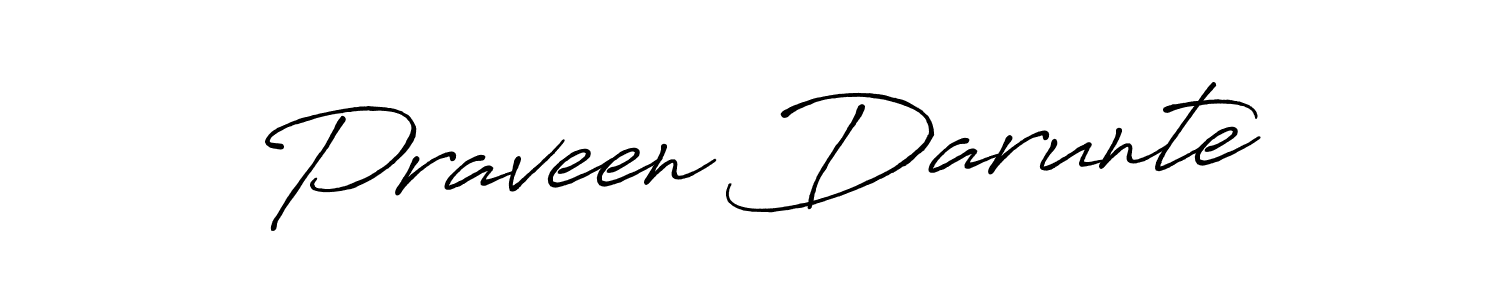 Antro_Vectra_Bolder is a professional signature style that is perfect for those who want to add a touch of class to their signature. It is also a great choice for those who want to make their signature more unique. Get Praveen Darunte name to fancy signature for free. Praveen Darunte signature style 7 images and pictures png