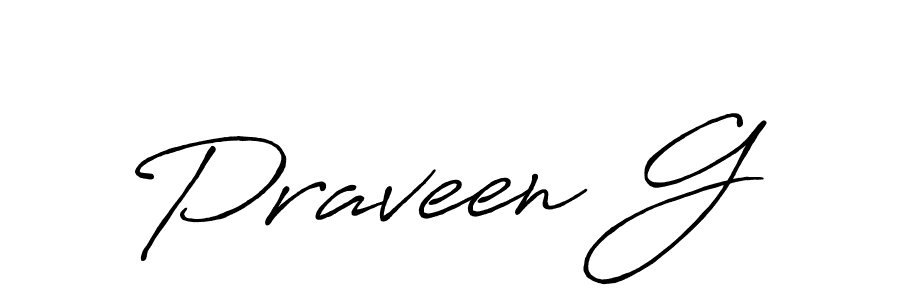 Also You can easily find your signature by using the search form. We will create Praveen G name handwritten signature images for you free of cost using Antro_Vectra_Bolder sign style. Praveen G signature style 7 images and pictures png