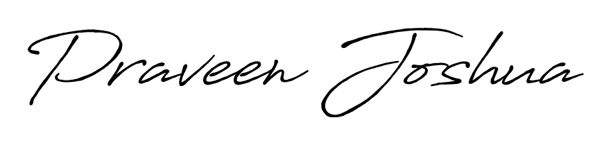 Upgrade your professional image with Praveen Joshua signature created with Antro_Vectra_Bolder font. Fast, free, and watermark-free download. Praveen Joshua signature style 7 images and pictures png