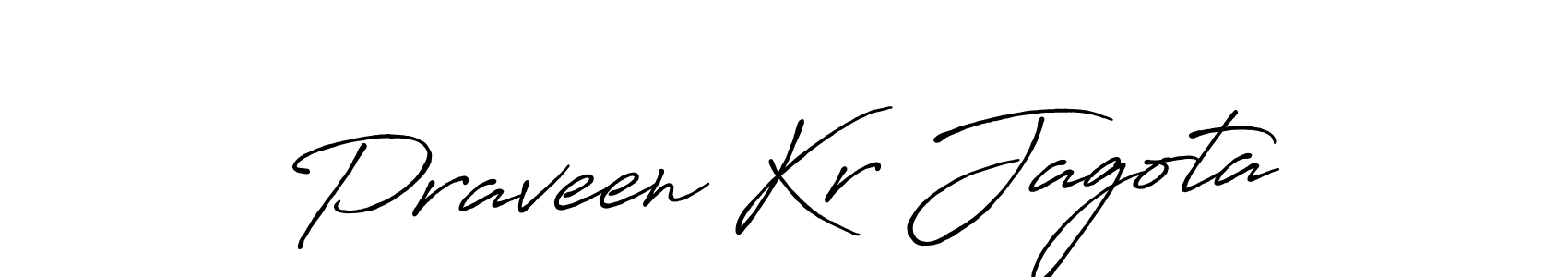 Praveen Kr Jagota stylish signature style. Best Handwritten Sign (Antro_Vectra_Bolder) for my name. Handwritten Signature Collection Ideas for my name Praveen Kr Jagota. Praveen Kr Jagota signature style 7 images and pictures png