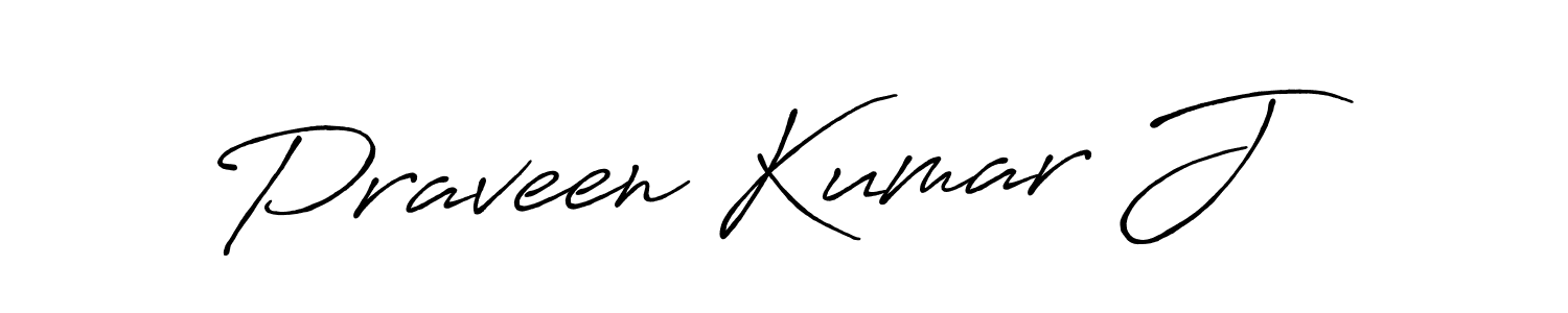 The best way (Antro_Vectra_Bolder) to make a short signature is to pick only two or three words in your name. The name Praveen Kumar J include a total of six letters. For converting this name. Praveen Kumar J signature style 7 images and pictures png