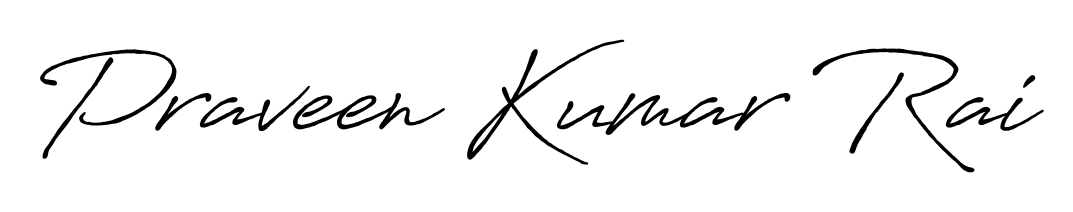 A dynamic signature style for Praveen Kumar Rai using Antro_Vectra_Bolder script. Designed to look authentic, handwritten, and professional. Praveen Kumar Rai signature style 7 images and pictures png