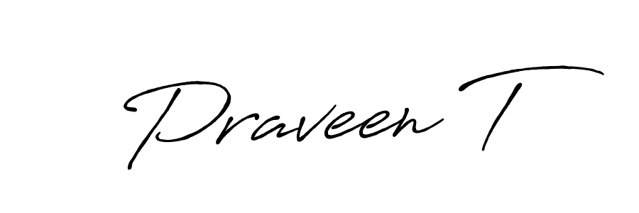 Once you've used our free online signature maker to create your best signature Antro_Vectra_Bolder style, it's time to enjoy all of the benefits that Praveen T name signing documents. Praveen T signature style 7 images and pictures png