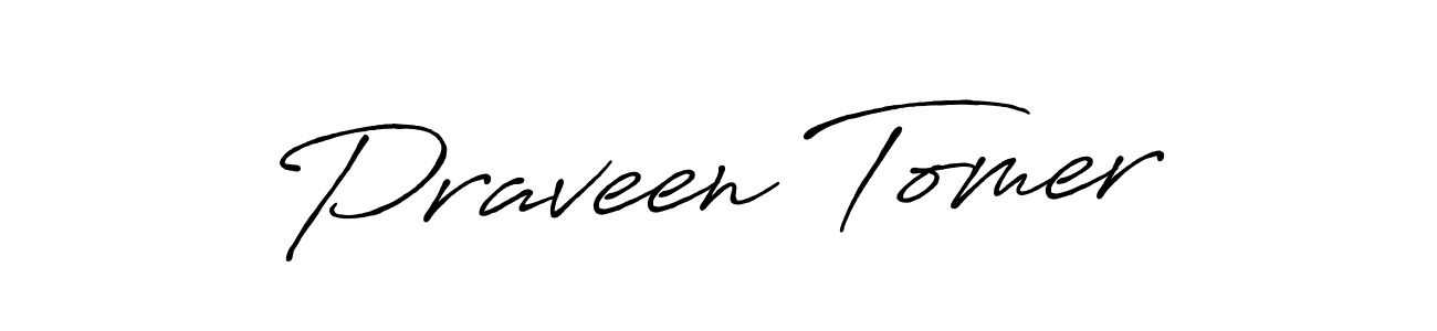 How to make Praveen Tomer signature? Antro_Vectra_Bolder is a professional autograph style. Create handwritten signature for Praveen Tomer name. Praveen Tomer signature style 7 images and pictures png