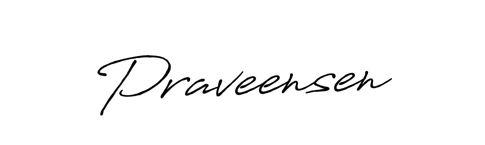 How to make Praveensen signature? Antro_Vectra_Bolder is a professional autograph style. Create handwritten signature for Praveensen name. Praveensen signature style 7 images and pictures png