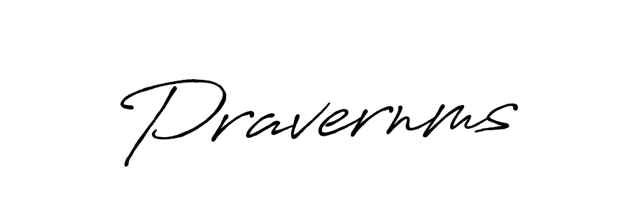 Design your own signature with our free online signature maker. With this signature software, you can create a handwritten (Antro_Vectra_Bolder) signature for name Pravernms. Pravernms signature style 7 images and pictures png
