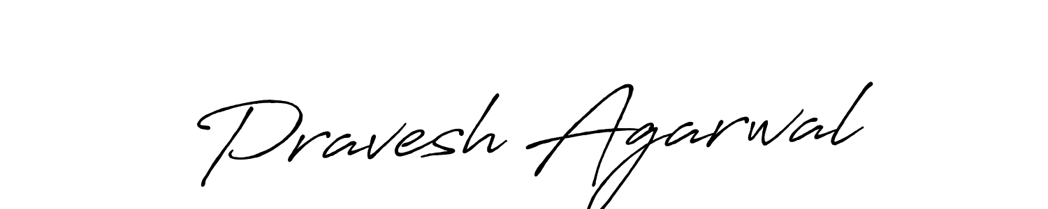 How to make Pravesh Agarwal signature? Antro_Vectra_Bolder is a professional autograph style. Create handwritten signature for Pravesh Agarwal name. Pravesh Agarwal signature style 7 images and pictures png